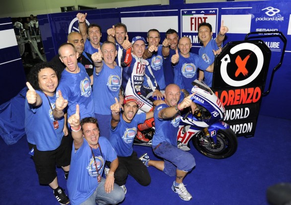 2010 Jorge Lorenzo ist MotoGP Weltmeister