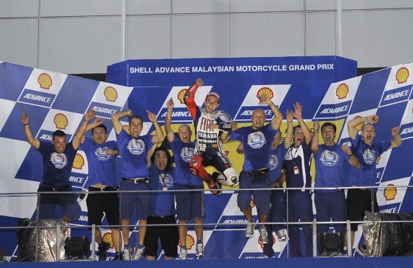 2010 Jorge Lorenzo ist MotoGP Weltmeister