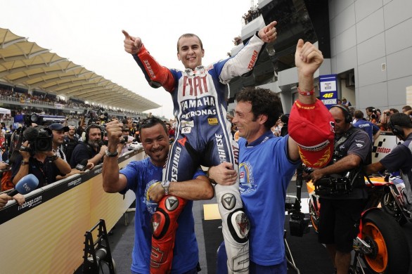 2010 Jorge Lorenzo ist MotoGP Weltmeister