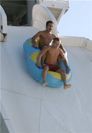 Jorge Lorenzo im Aquafan in Riccione