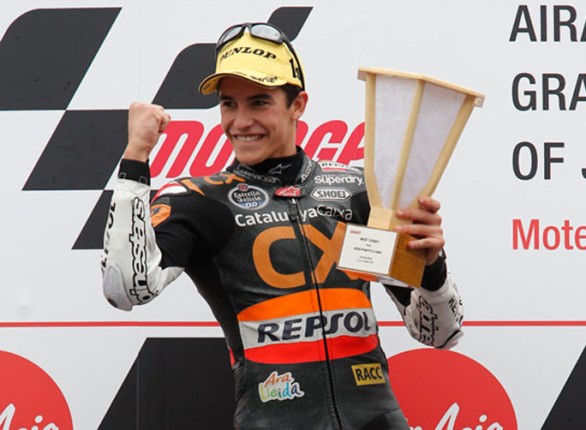 Marc Marquez ist Moto2 Weltmeister