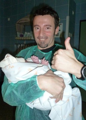 Max Biaggi mit Sohn Leon Alexandre