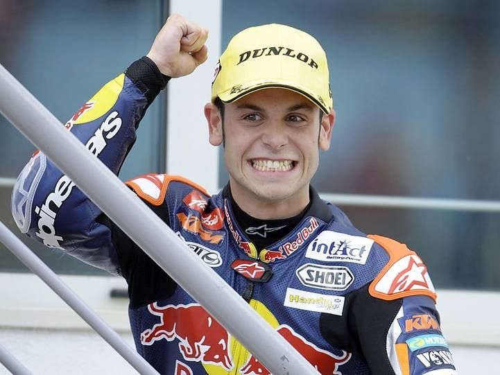 2012 Sandro Cortese als Sieger am Sachsenring
