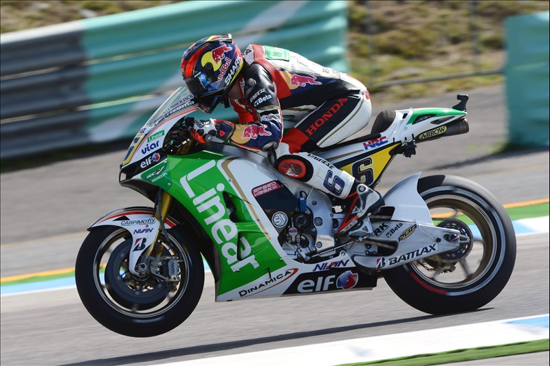 Stefan Bradl LCR Honda Linear Sponsor in Estoril