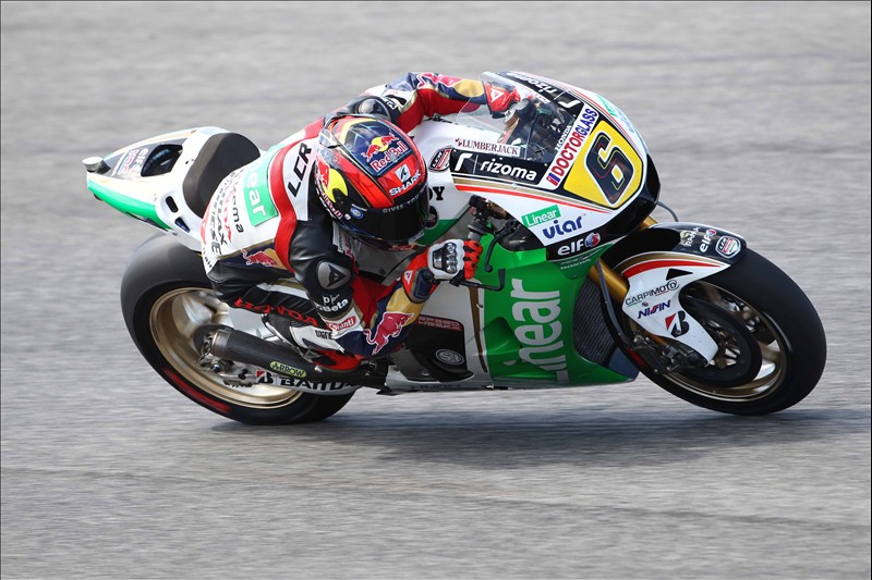 Stefan Bradl LCR Honda Linear Sponsor in Estoril