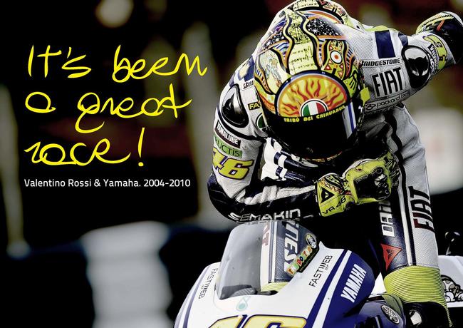 Its been a great race. Rossi Bilband von 7 gloreichen Jahren bei Yamaha.