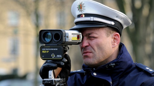 Radarkontrolle druch Bundespolizei