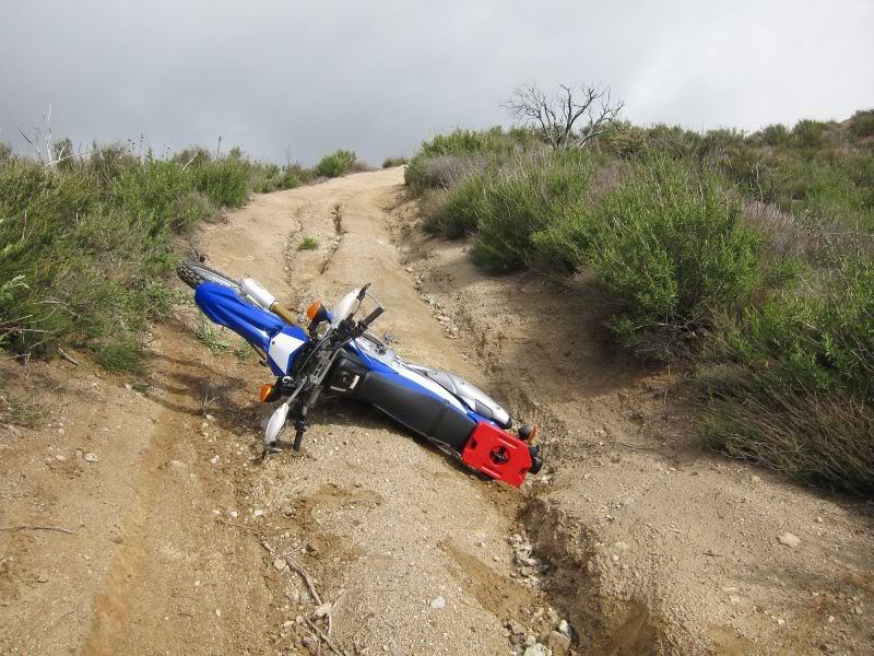 Crash auf dem Feldweg