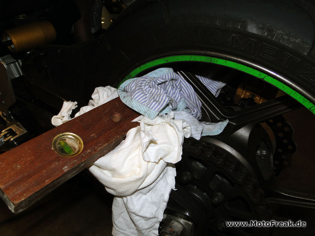 Kawasaki ZX-6R Kettenrad tauschen