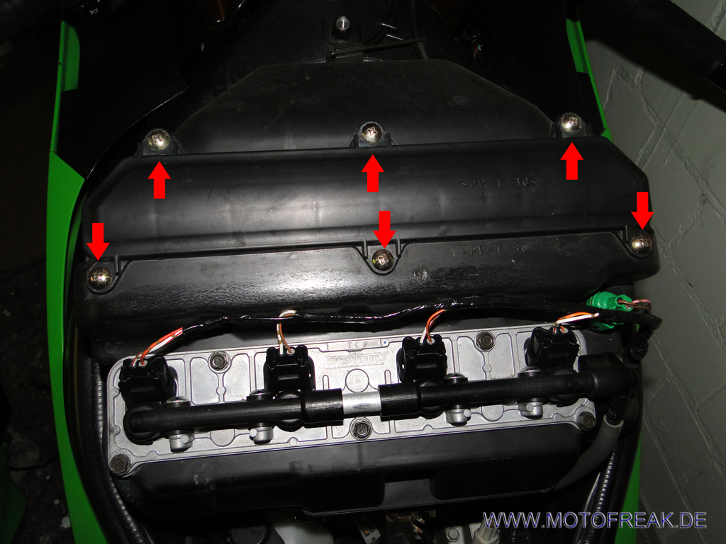 Kawasaki ZX6R Luftfilterkasten