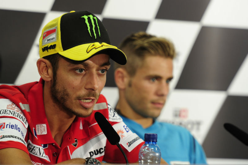 2011 Valentino Rossi Pressekonferenz Aragon